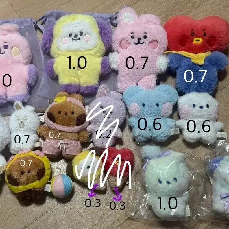 [BUNJANG] BT21 Plush Dolls / BT21 인형 판매