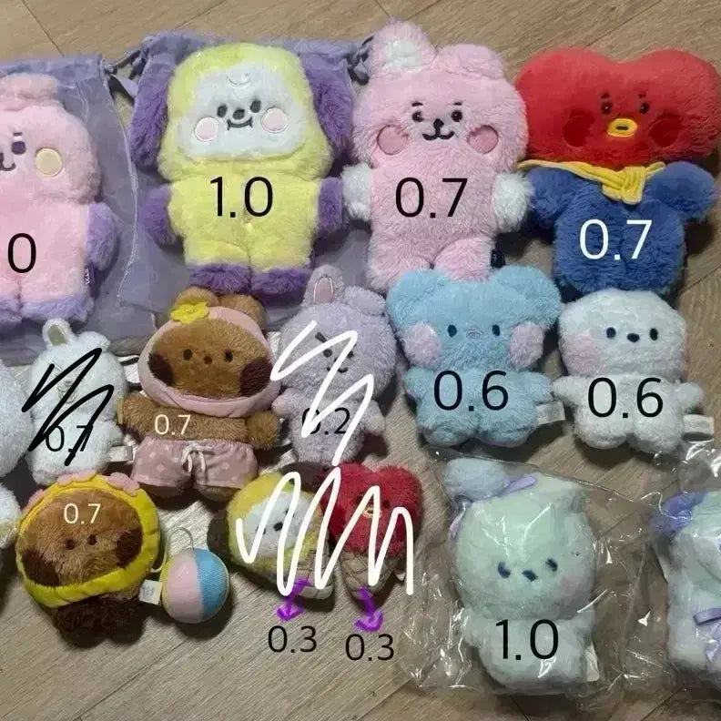 [BUNJANG] BT21 Plush Dolls / BT21 인형 판매