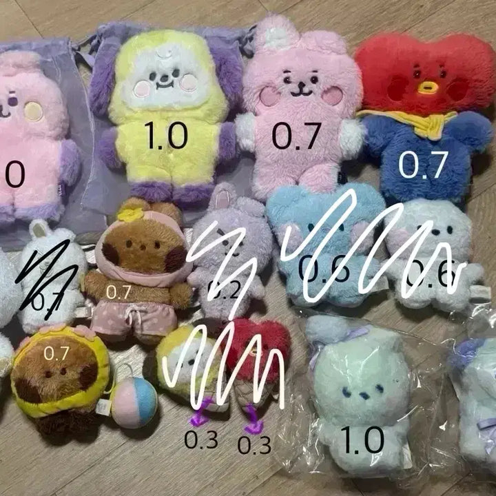 [BUNJANG] BT21 Plush Dolls / BT21 인형 판매