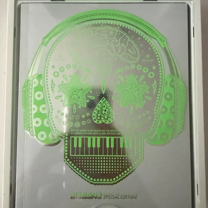 [BUNJANG] BIGBANG Special Edition Green Skull T-Shirt / 빅뱅 스페셜에디션 초록해골