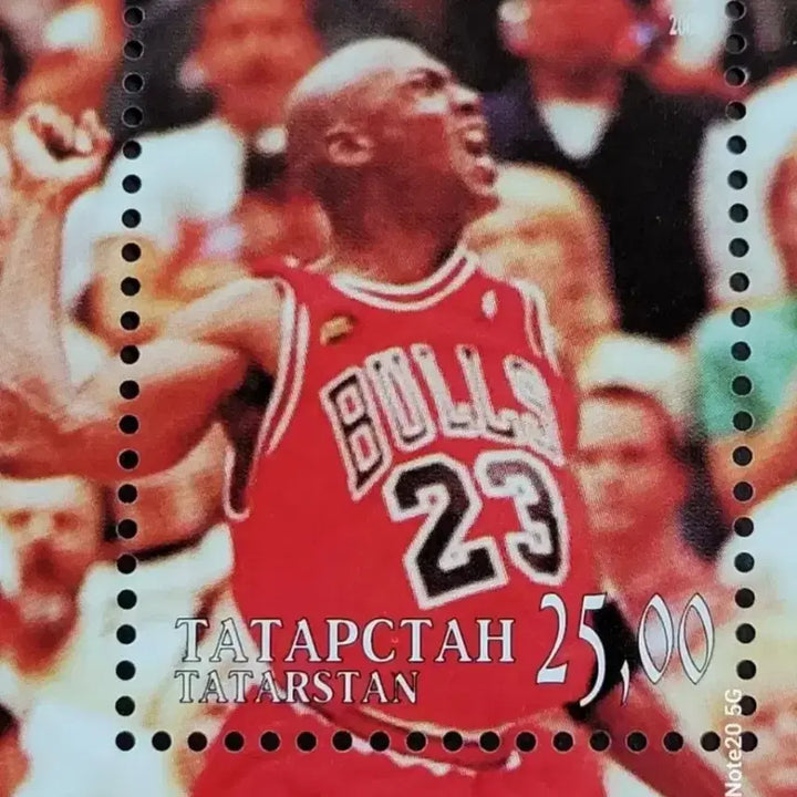 [BUNJANG] Michael Jordan 2005 USA NBA Basketball Commemorative Stamp / 2005년 미국NBA농구계의 황제 마이클조던기념 우표 MICHAEL J