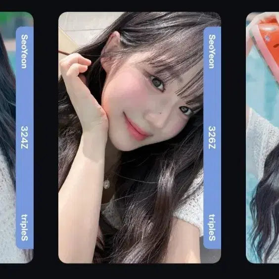 [BUNJANG] TripleS Yoon Seoyeon Summer Object Bundle Set / 트리플에스 윤서연 D324 D325 D326 썸머 오브젝트 일괄 양도