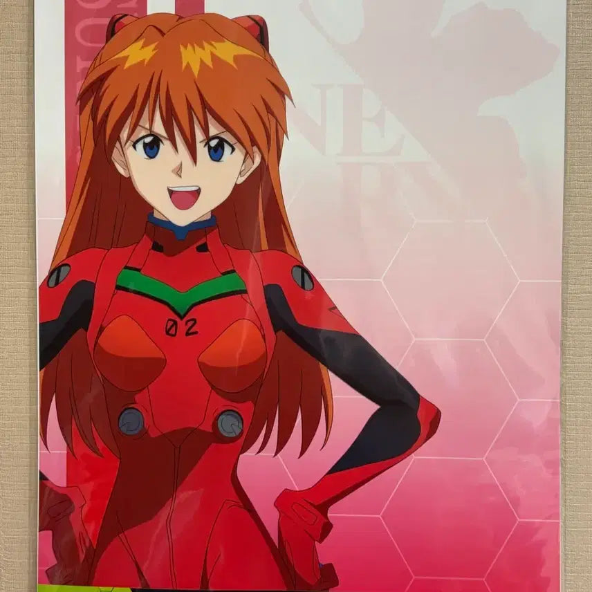 [BUNJANG] Evangelion: The End of Evangelion Asuka H Prize Clear Poster / 에반게리온 더 엔드 오브 에반게리온 H상 클리어 포스터