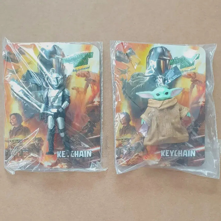[BUNJANG] The Mandalorian and Grogu Keychain Set / 만달로리안과그로구키링