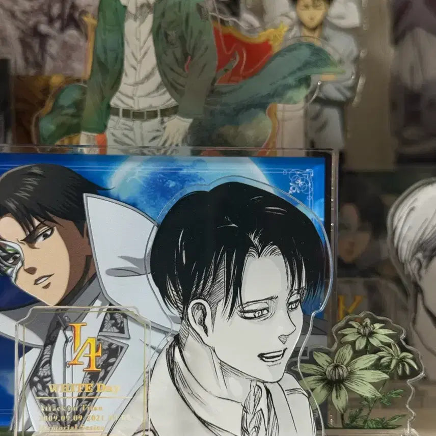 [BUNJANG] Attack on Titan Levi Original Art White Day Acrylic Stand / 진격의거인 진격거 리바이 애니크 원화 화이트데이 아크릴