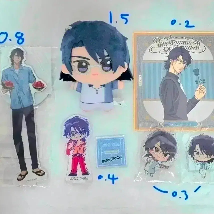 [BUNJANG] Prince of Tennis Yushi Oshitari Goods Bundle Set / 테니스의 왕자 테니프리 오시타리 유시 굿즈 처분