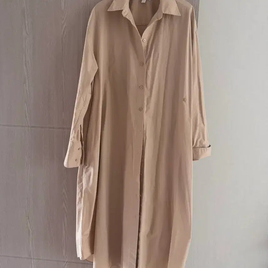 [SOLD OUT] COS 코스 코튼 셔츠 원피스 베이지 EUR 40