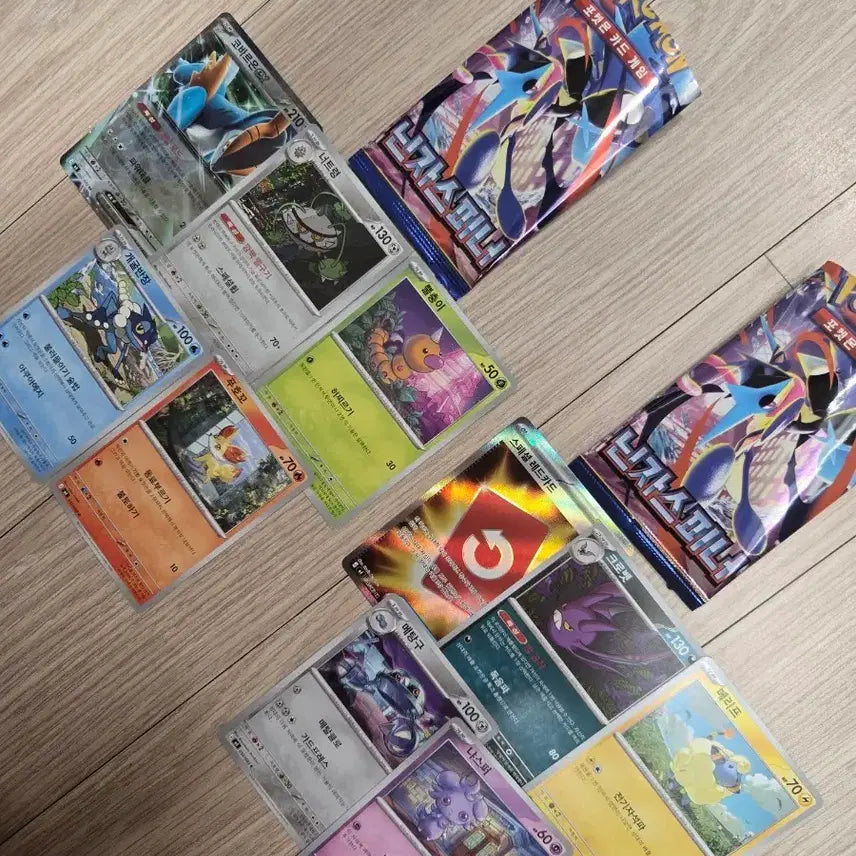 [BUNJANG] Pokemon Special Red Card SR Ninja Spinner 2-Pack Unsealed / 포캣몬카드) 스페셜레드카드SR 닌자스피너 2팩 개봉