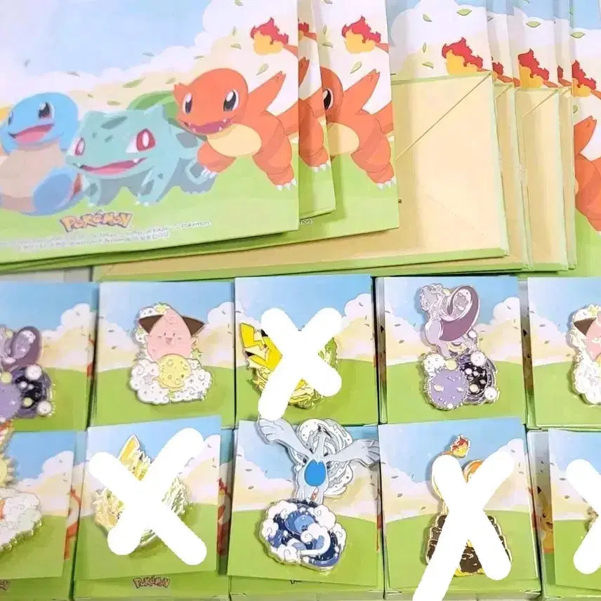 [BUNJANG] Pokemon x Isaac Toast Collaboration Badge Set / [쇼핑백증정] 이삭토스트 포켓몬 뱃지 할인판매
