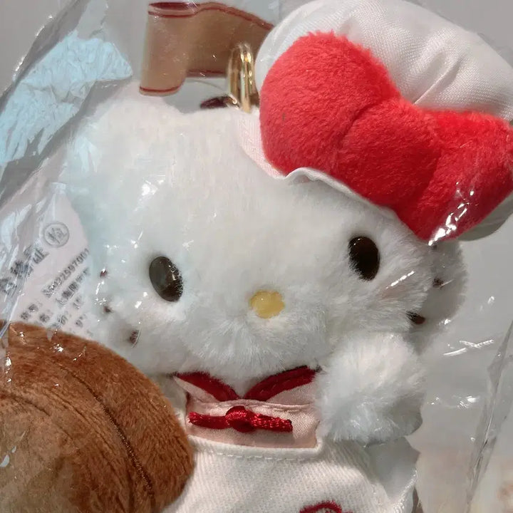 [BUNJANG] Sanrio Hello Kitty Chef Kitty Dumpling Kitty Doll Keychain (Shanghai Exclusive) / 상하이 한정 산리오 헬로키티 요리사키티 만두키티 인형 키링