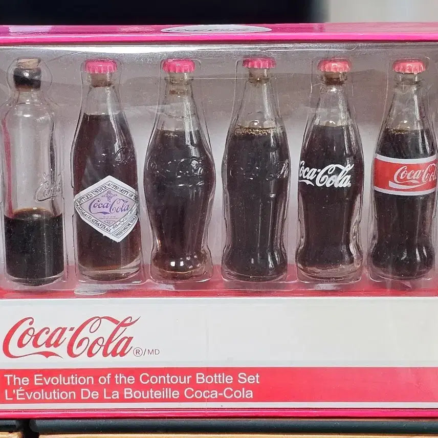 [BUNJANG] 2009 Coca-Cola Contour Miniature Bottles 6-Piece Box Collection / 2009년 코카콜라 컨투어 미니어쳐 병 6개 박스 컬렉션