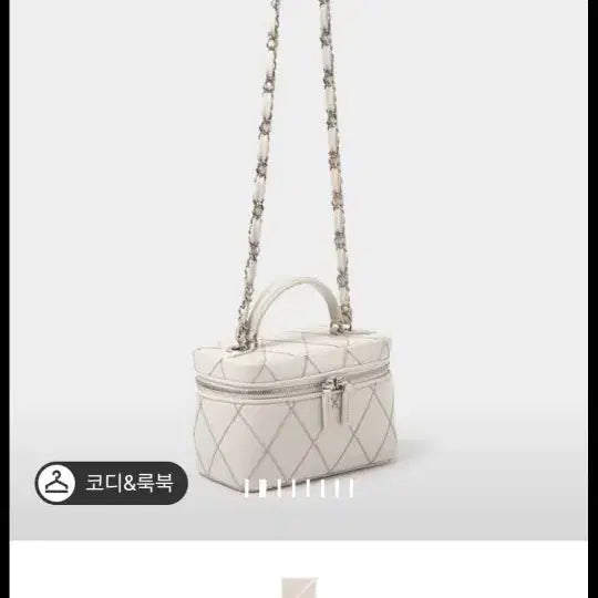 [BUNJANG] TIME Chain Quilting Box Bag / 타임 체인 퀼팅 박스 백