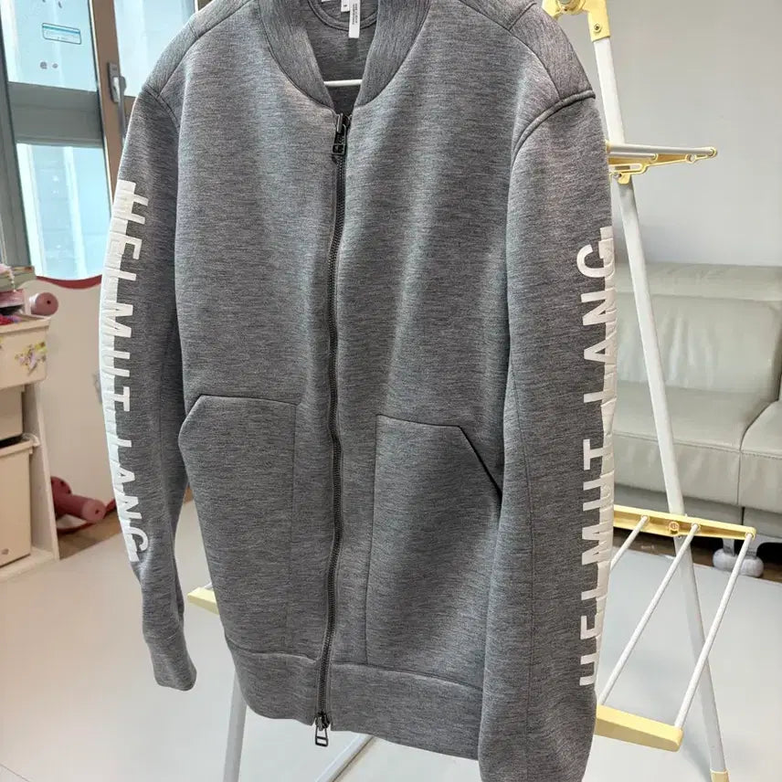 [BUNJANG] Helmut Lang Grey Modal Zip-Up Jacket (New, Unworn) / 헬무트랭 그레이 모달 집업 자켓(미착용 새제품)