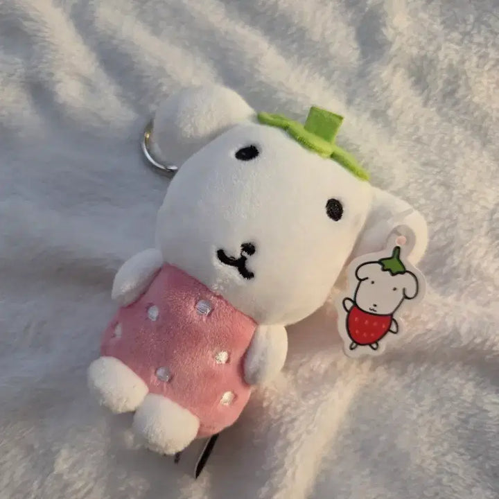 [BUNJANG] Strawberry Ganady Plush Keychain / 딸기 가나디 판매