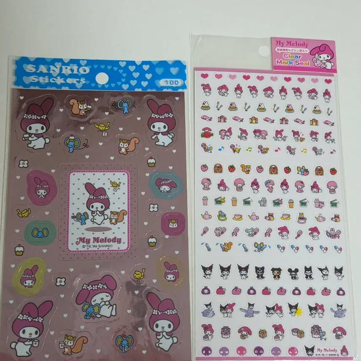 [BUNJANG] Classic My Melody Sticker Bundle Set / 고전마이멜로디 스티커 일괄판매