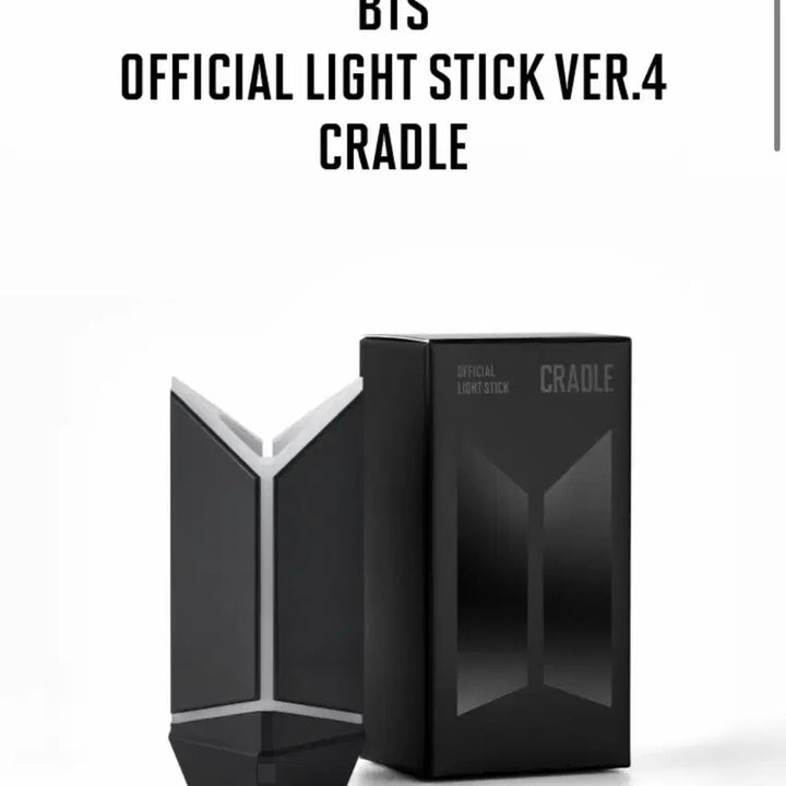 [BUNJANG] BTS Army Bomb Ver.4 + Cradle Photocard Holder Sealed / 방탄소년단 BTS 응원봉 아미밤4+크래들 VER.4 미개봉 새상품