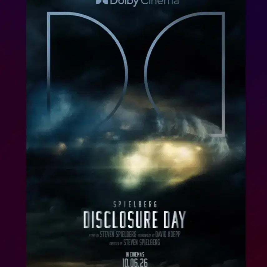 [BUNJANG] Disclosure Day Dolby Poster / [디스클로저 데이] 돌비 포스터
