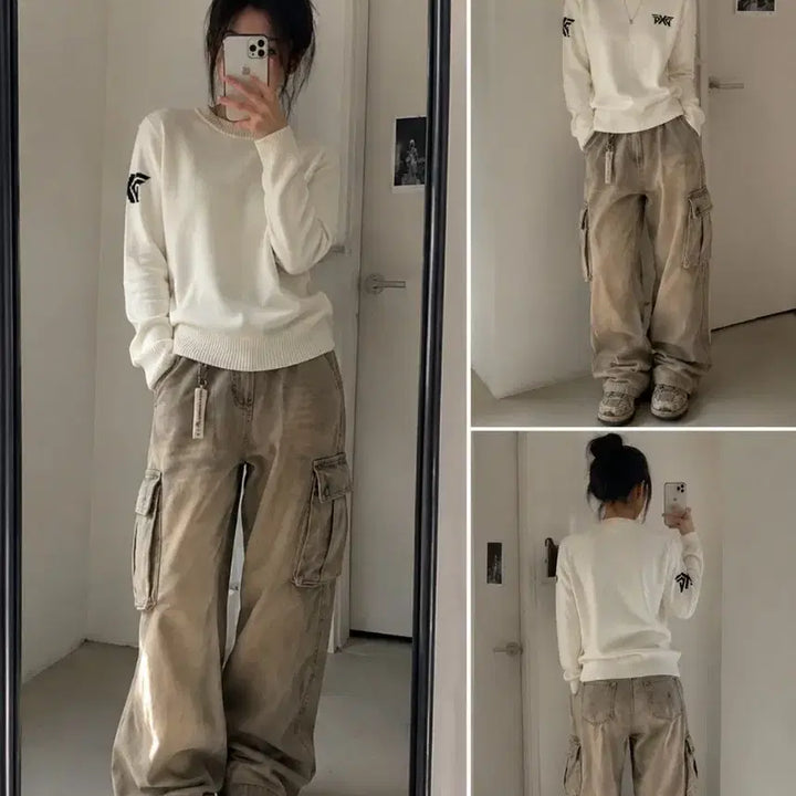 [SOLD OUT] PXG 여성 골프 니트 화이트 55