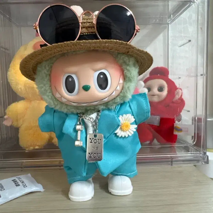 [BUNJANG] Pop Mart Labubu Macaron Series Doll and Outfit Set / 팝마트 라부부 labubu 마카롱 시리즈 인형과 옷 세트 판매