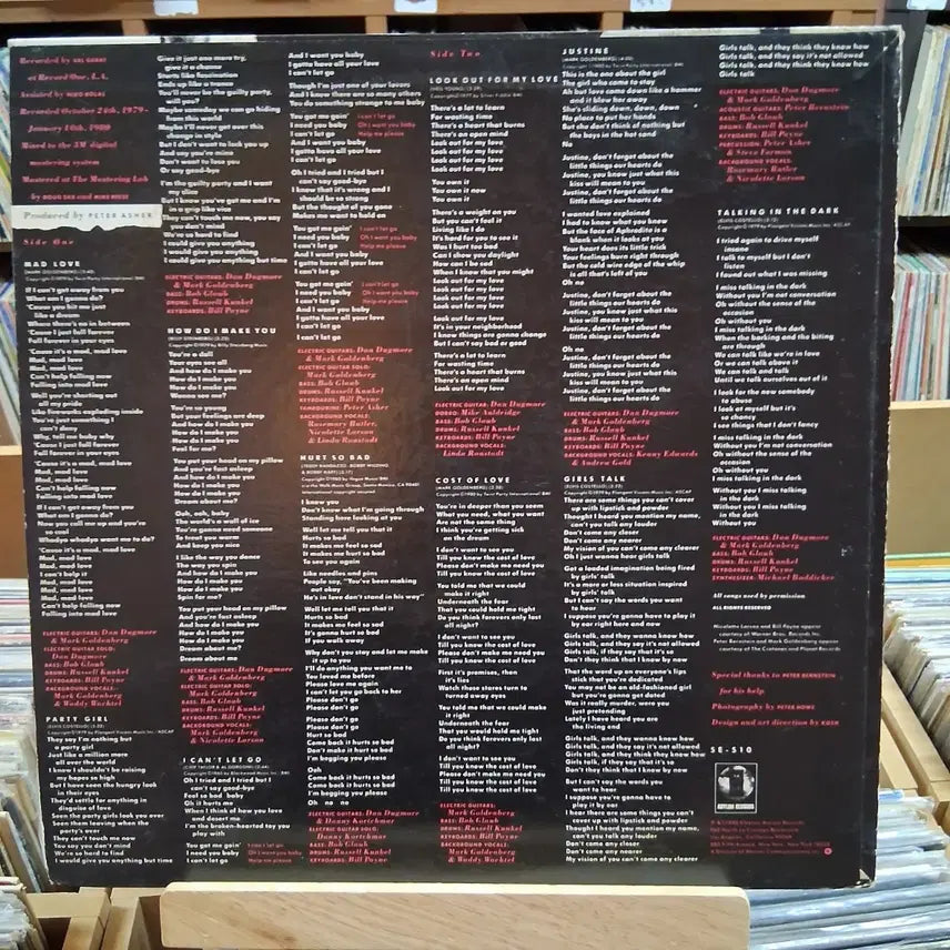 [BUNJANG] Linda Ronstadt Mad Love LP Vinyl Record / 소장가치 린다 론스타트 LP 앨범 mad love 할인