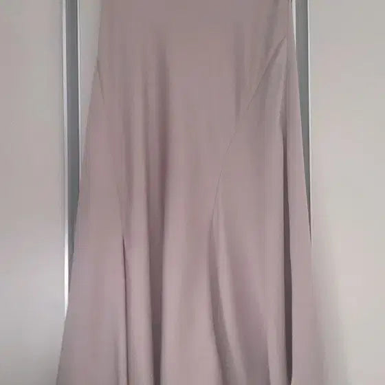 [BUNJANG] LIST Satin Midi Skirt Silver Grey / 리스트 LIST 새틴 실버그레이 스커트