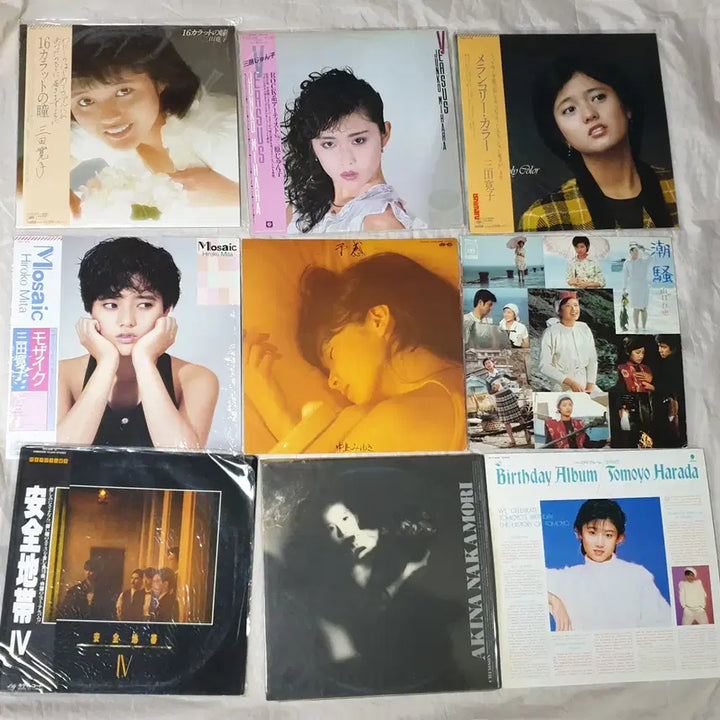[BUNJANG] Japanese Singers LP Bundle Set (18 Records) / 일본 가수 LP  18종 일괄