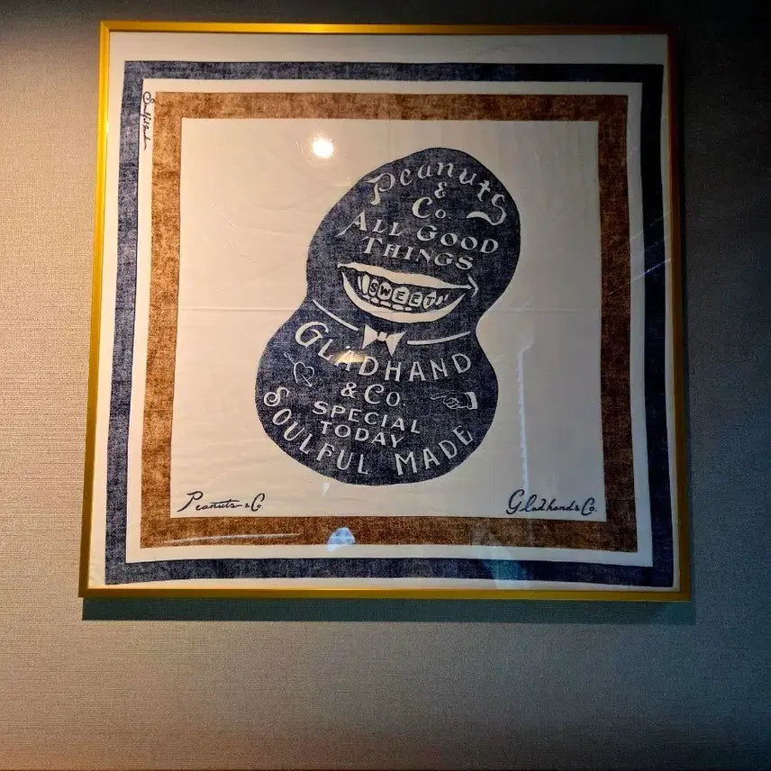 [BUNJANG] Peanuts &amp; Co. Mr.Smiley Bandana Artwork Frame / Peanuts &amp;Co