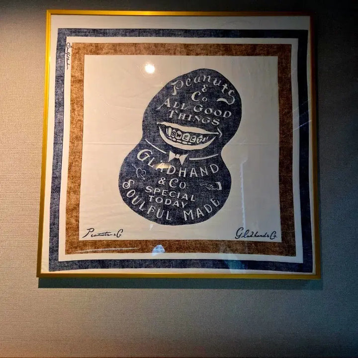 [BUNJANG] Peanuts &amp; Co. Mr.Smiley Bandana Artwork Frame / Peanuts &amp;Co
