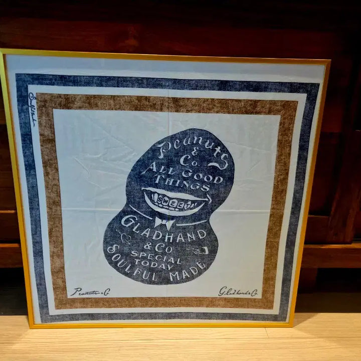 [BUNJANG] Peanuts &amp; Co. Mr.Smiley Bandana Artwork Frame / Peanuts &amp;Co