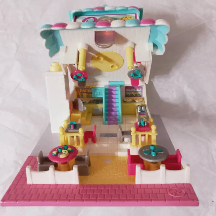 [BUNJANG] Vintage Polly Pocket 1993 Pizza Parlor Light Up House / 빈티지 폴리포켓 1993 피자가게 피자리아 라이트 업 하우스