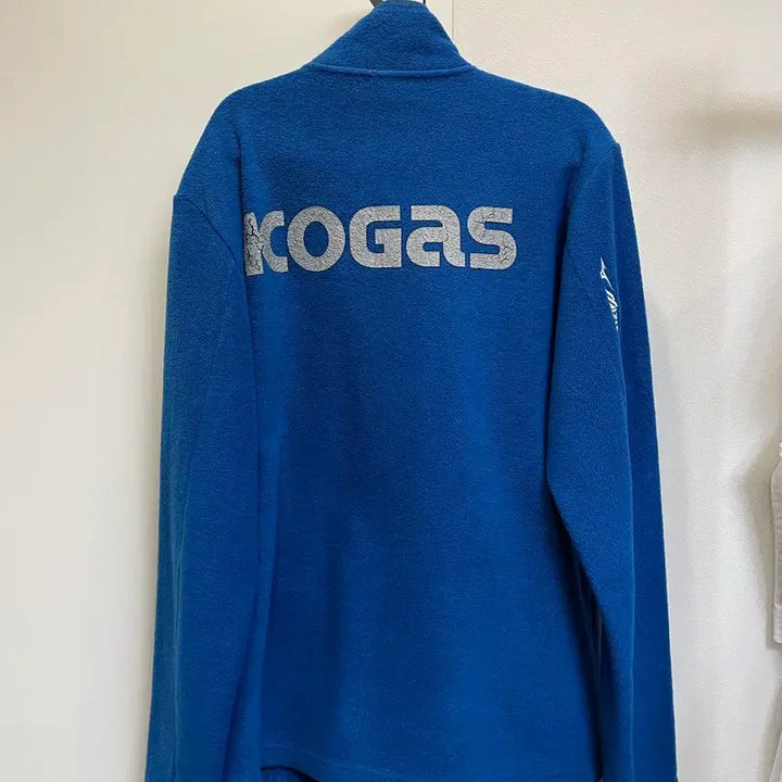 [BUNJANG] Korea Gas Corporation Mizuno Zip-Up Fleece Jacket / 한국가스공사 태권도 후리스