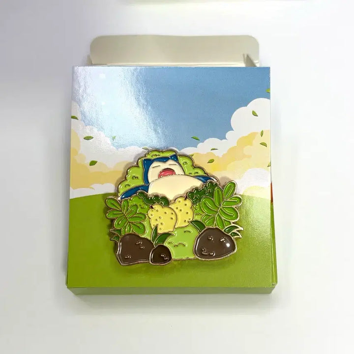 [BUNJANG] Isak Toast Snorlax Pokemon Badge / 이삭토스트 포켓몬벳지 잠만보 양도합니다