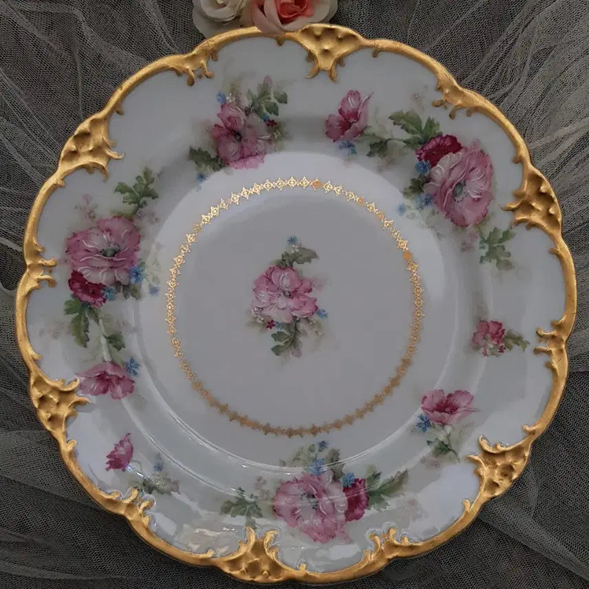 [BUNJANG] Haviland Limoges Enamel Painting Dinner Plate / 프랑스하빌랜드 리모즈(오늘특가세일)