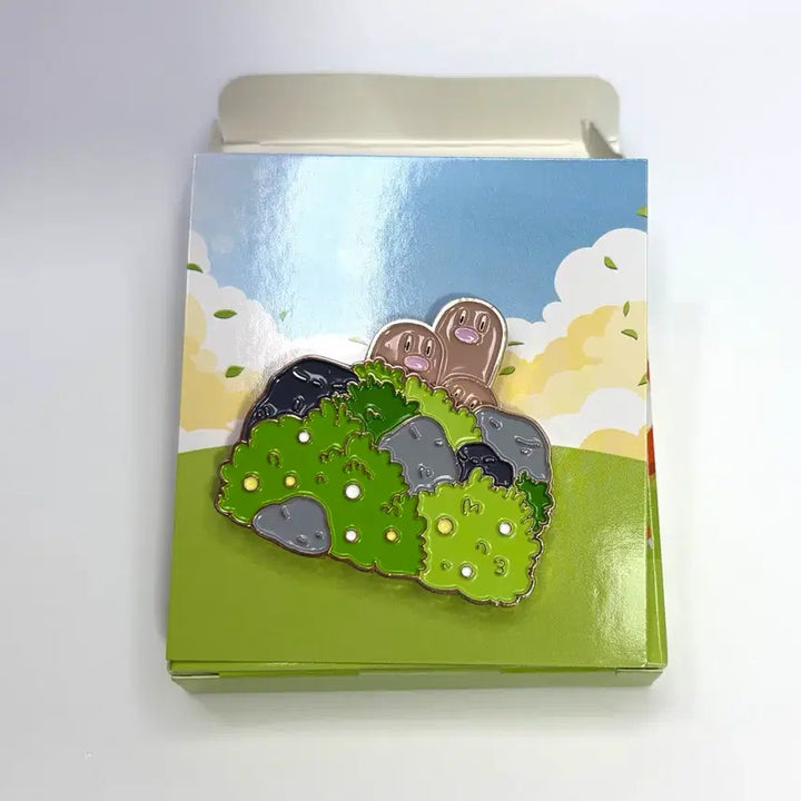 [BUNJANG] Isak Toast Pokemon Dactrio Badge / 이삭토스트 포켓몬벳지 닥트리오 양도합니다