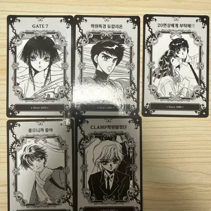 [BUNJANG] CLAMP 5-Type Random Profile Card Bundle Set / 클램프전 랜덤 프로필 카드 5종 일괄