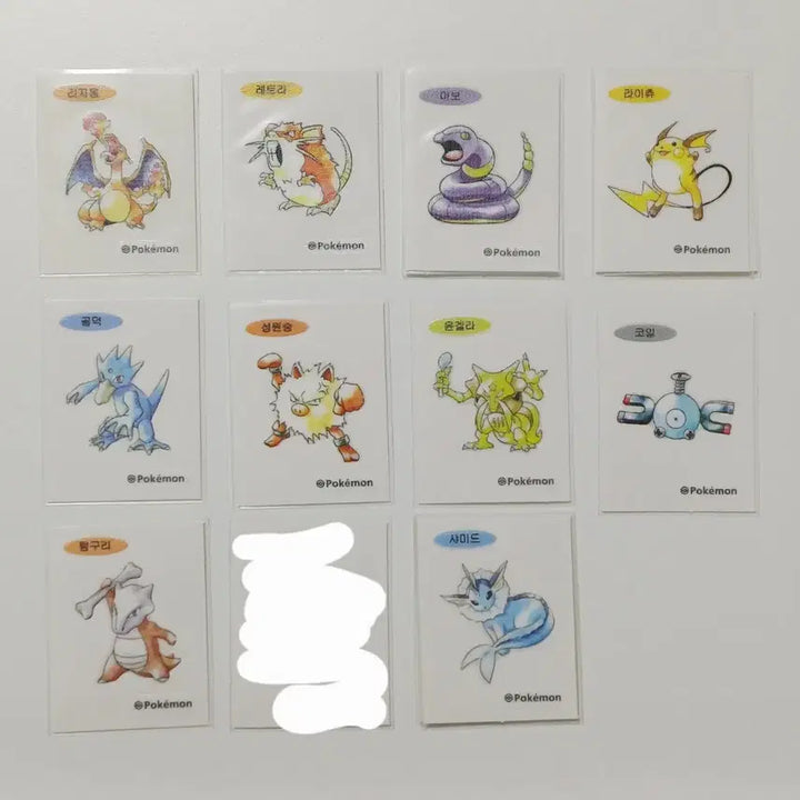 [BUNJANG] Pokemon 30th Anniversary Artwork Sticker Set / (교환) 포켓몬스터 30주년 아트웍 띠부씰