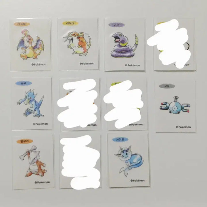 [BUNJANG] Pokemon 30th Anniversary Artwork Sticker Set / (교환) 포켓몬스터 30주년 아트웍 띠부씰