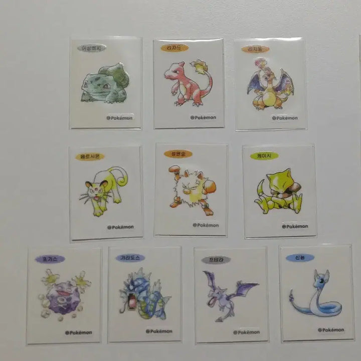 [BUNJANG] Pokemon 30th Anniversary Artwork Sticker Set / (교환) 포켓몬스터 30주년 아트웍 띠부씰