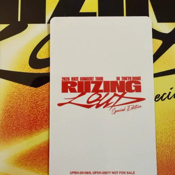 [BUNJANG] RIIZE Shotaro 2026 Tokyo Dome Blu-ray DVD Photocard / 라이즈 쇼타로 2026도쿄돔 블루레이 dvd 포토카드