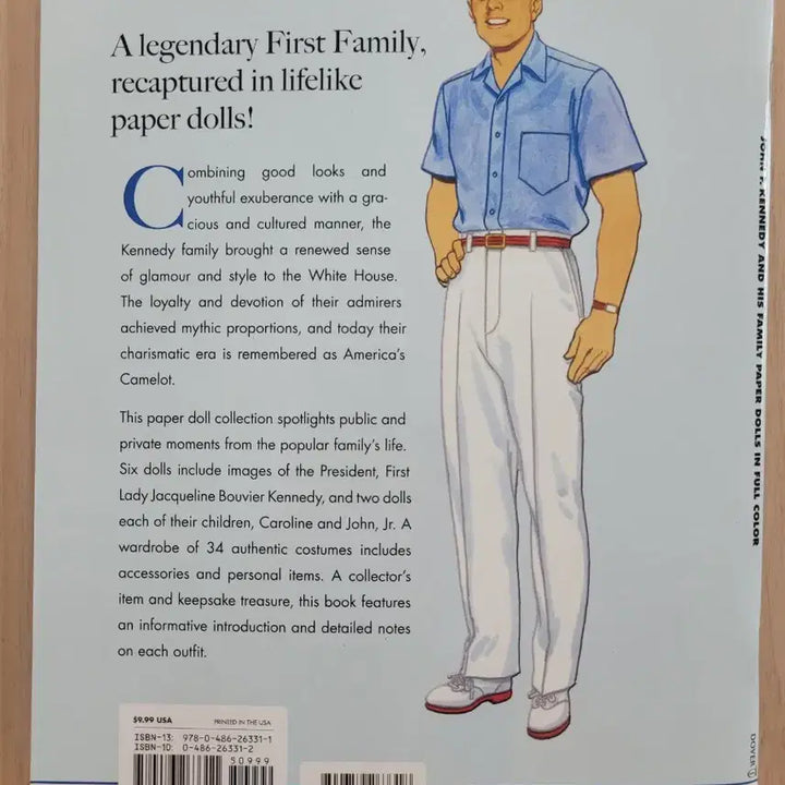 [BUNJANG] Tom Tierney John F. Kennedy and Family Paper Dolls / 종이 인형 paper doll 존 F 케네디