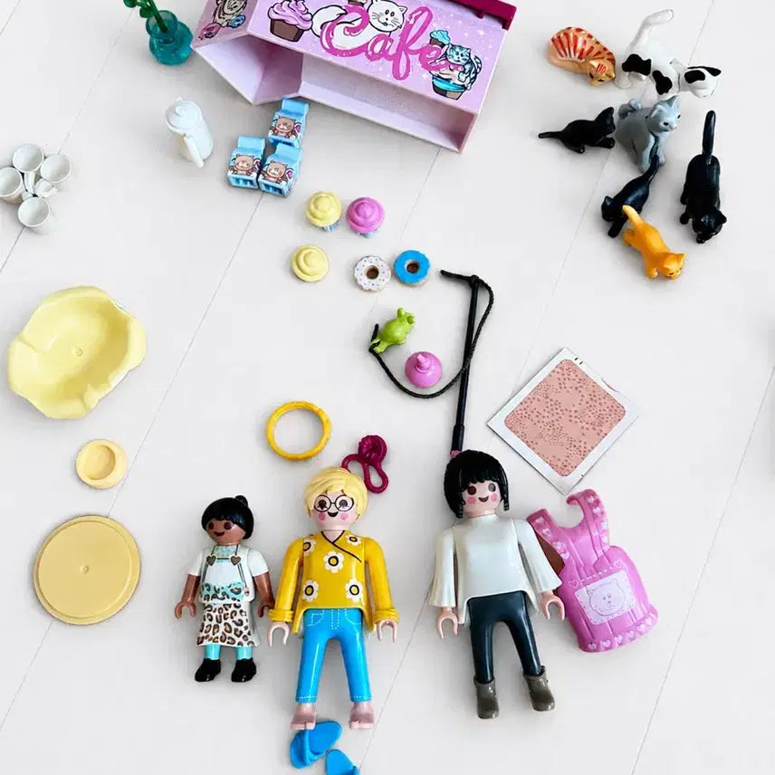 [BUNJANG] Playmobil 71744 Cat Cafe Playset / 플레이모빌 71744 고양이카페