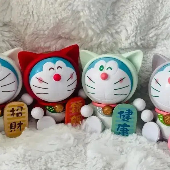 [BUNJANG] Doraemon Amulet Figure Set (4 Variants) / 도라에몽 부적 피규어 4종