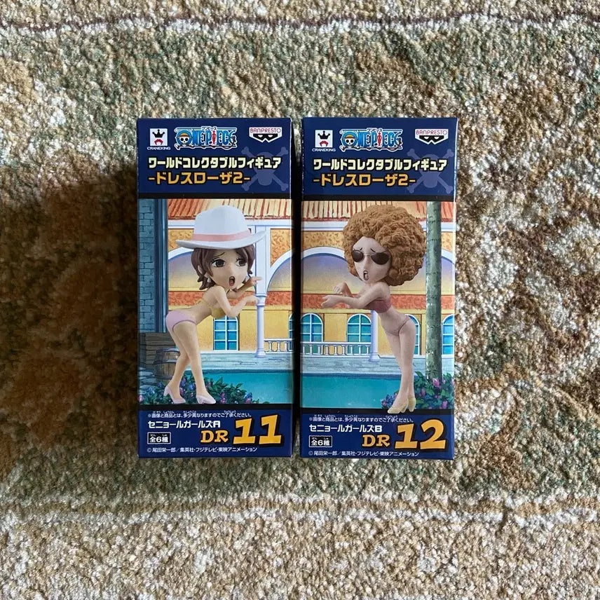[BUNJANG] One Piece World Collectable Figure Señor Pink and Señor Girl Set (Sealed) / [미개봉] 원피스 월콜 [ 세뇨르걸 세트 ] 월드 콜렉터블 피규어