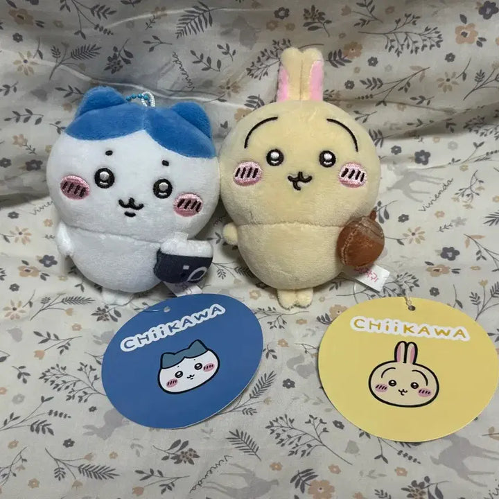 [BUNJANG] Monjakkui Usagi, Hachiware Keyring Set / 먼작귀)우사기, 하치와레 키링 세트.