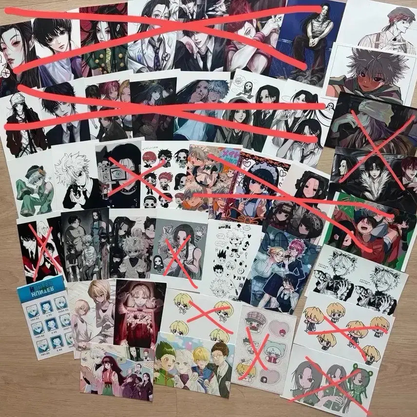 [BUNJANG] Hunter x Hunter Framed Print Irregularity Hisoka Killua / 헌터헌터 프박 이르미 히소카 키르아 위주 판매합니다!