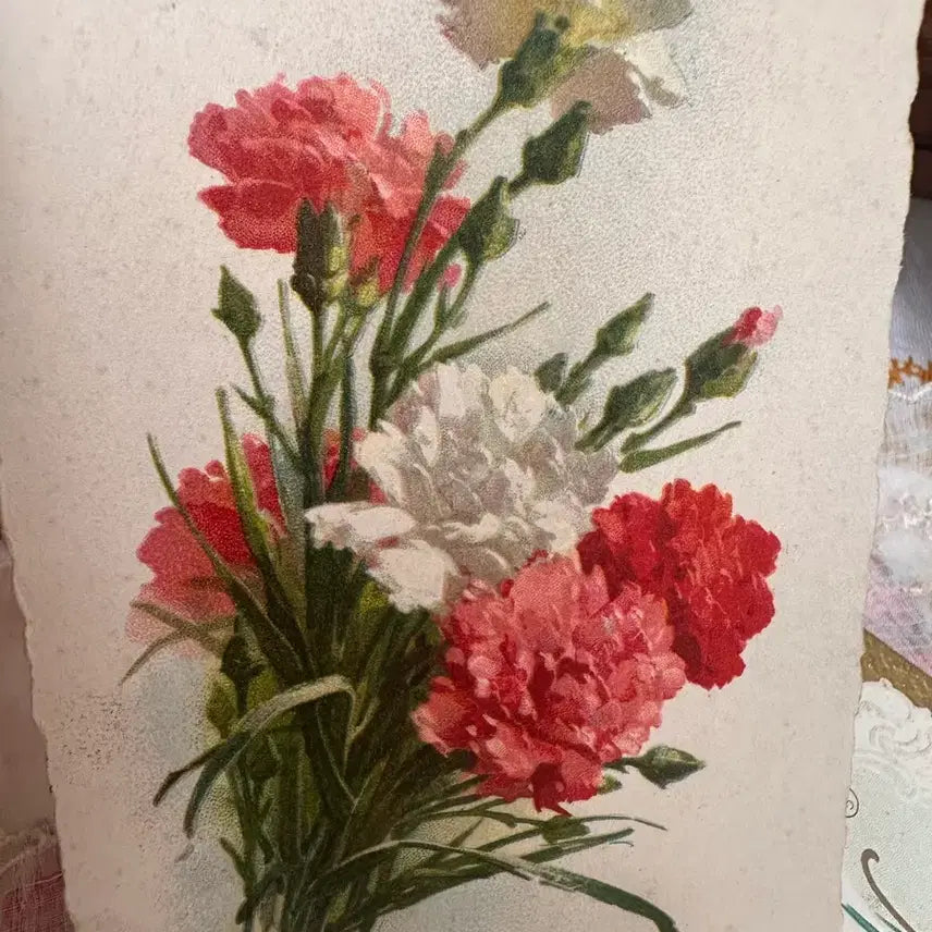 [BUNJANG] Antique Postcard Collection Set (3 Pieces) / 앤틱엽서 꽃과레터링 모음3장함께
