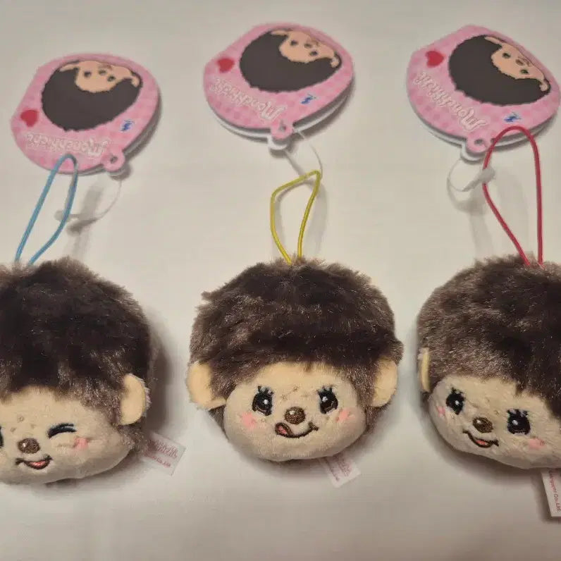 [BUNJANG] Monchhichi Face Doll Keychain / 일본 직수입 몬치치 얼굴 인형 키링 판매(새상품)