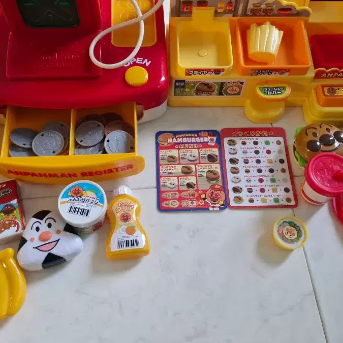 [BUNJANG] Anpanman Sandwich Shop Play Set Bundle / 호빵맨 샌드위치 가게놀이 일괄
