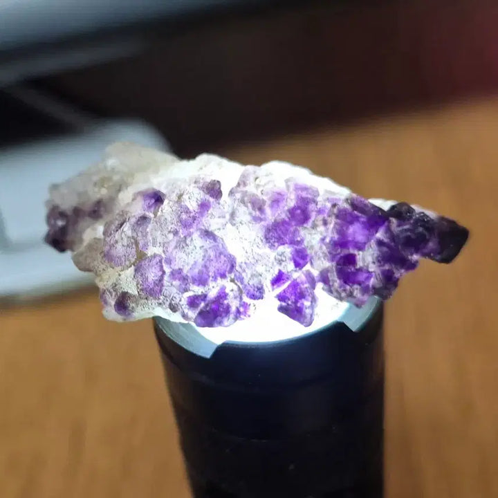 [BUNJANG] Rare Tanzanian Mondo Celestial Amethyst Rough Crystal Mineral Specimen / 특가 희귀! 탄자니아 몬도 엘레스티얼 자수정 원석 광물 결정