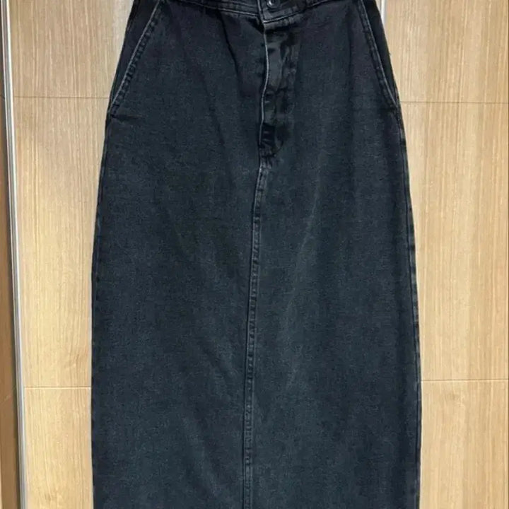 [BUNJANG] Black Denim Skirt / 흑청치마